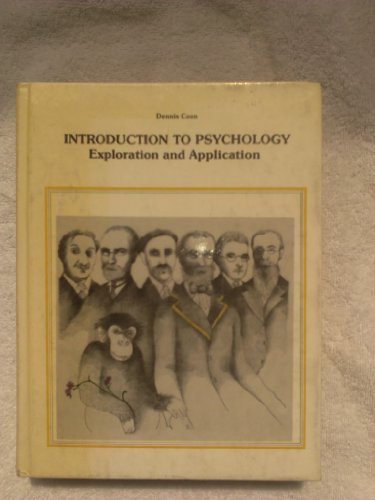 Imagen de archivo de Introduction to Psychology : Exploration and Application a la venta por Better World Books: West