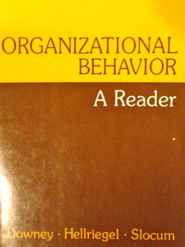 9780829901375: Organizational Behaviour: A Reader