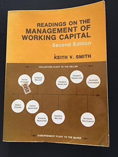 Beispielbild fr Readings on the Management of Working Capital zum Verkauf von Better World Books