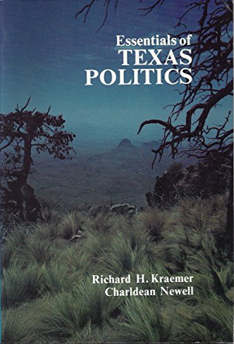 Imagen de archivo de Essentials of Texas politics a la venta por HPB-Red