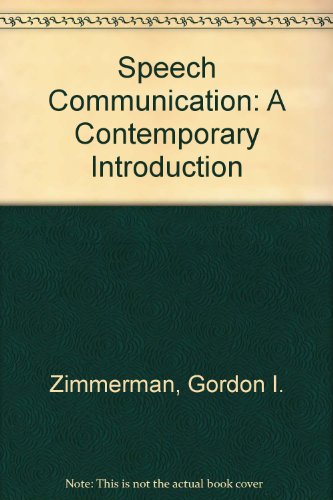 9780829903263: Speech Communication: A Contemporary Introduction