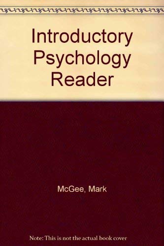 Stock image for Introductory Psychology Reader for sale by Terrace Horticultural Books