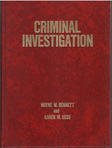 Beispielbild fr Criminal Investigation zum Verkauf von Better World Books