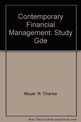 Stock image for Contemporary Financial Management: Study Gde for sale by HPB-Red