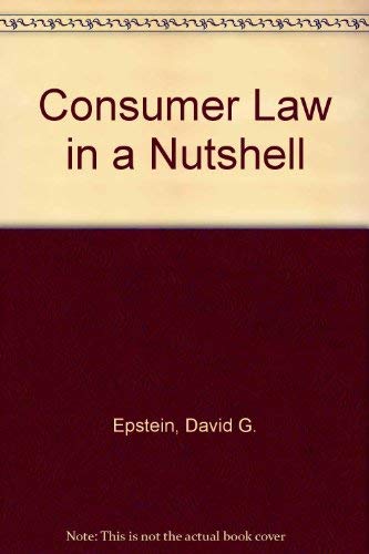 Stock image for Consumer Law (NUTSHELL SERIES) for sale by Books Unplugged