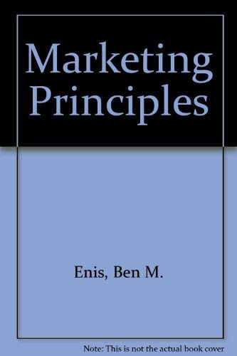 Stock image for Marketing Principles for sale by Mispah books