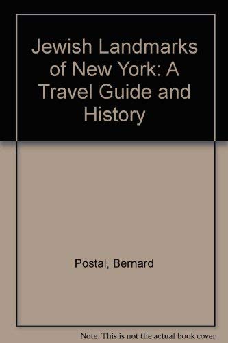 Beispielbild fr Jewish Landmarks of New York: A Travel Guide and History zum Verkauf von Books From California
