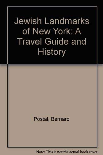 Stock image for Jewish Landmarks of New York: A Travel Guide and History for sale by My Dead Aunt's Books