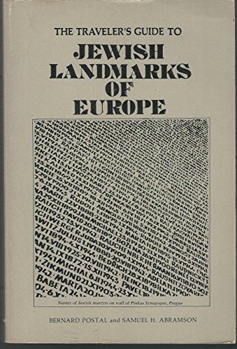 Stock image for Traveler's Guide to Jewish Landmarks in Europe for sale by Langdon eTraders