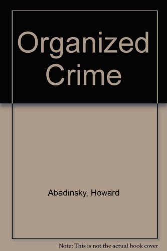 Imagen de archivo de Organized Crime a la venta por ThriftBooks-Dallas