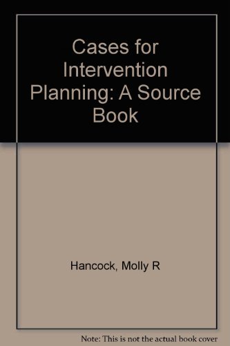 Beispielbild fr Cases for Intervention Planning : A Sourcebook zum Verkauf von Better World Books