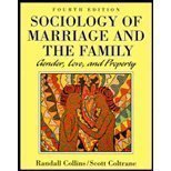 Beispielbild fr Sociology of Marriage and the Family: Gender, Love, and Property zum Verkauf von SecondSale