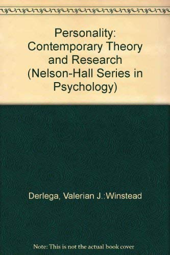 Imagen de archivo de Personality: Contemporary Theory and Research a la venta por HPB-Red