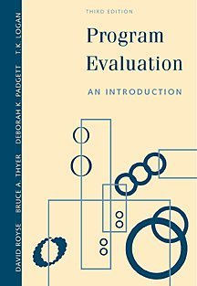 Beispielbild fr Program Evaluation: An Introduction zum Verkauf von Wonder Book