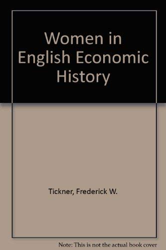 Stock image for Women in English Economic History for sale by Zubal-Books, Since 1961