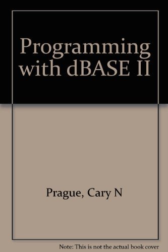 Stock image for Programming with dBASE II for sale by Wonder Book
