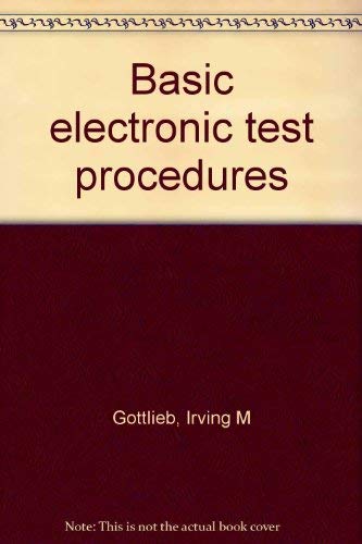 Beispielbild fr Basic electronic test procedures zum Verkauf von HPB-Red