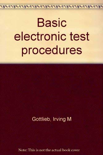 Stock image for Basic electronic test procedures for sale by HPB-Red