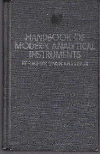 9780830611508: Handbook of modern analytical instruments