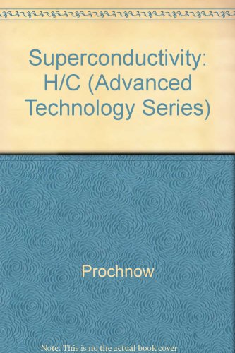 9780830614325: Superconductivity: H/C (Advanced Technology Series)