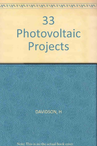 Imagen de archivo de Thirty Three Photovoltaic Projects a la venta por Better World Books