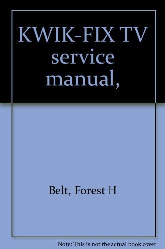 Beispielbild fr Kwik-Fix TV Service Manual. TAB 611 zum Verkauf von The Bookseller