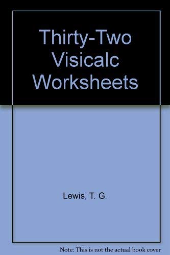 9780830616374: Thirty-Two Visicalc Worksheets