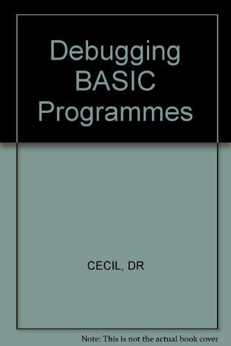 Stock image for Debugging BASIC programs for sale by Wonder Book