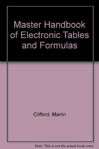 Stock image for Master Handbook of Electronic Tables and Formulas for sale by Better World Books: West