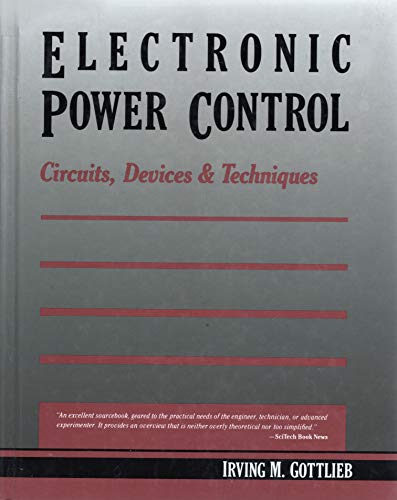 Stock image for Electronic Power Control for sale by Irish Booksellers