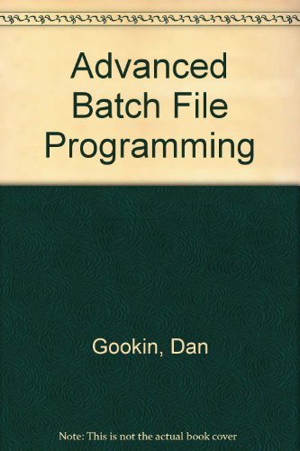 Imagen de archivo de Advanced Batch File Programming a la venta por HPB-Red