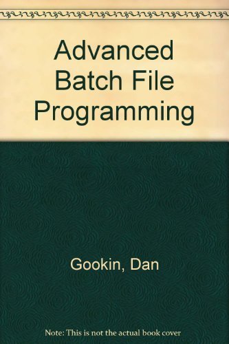 Stock image for Advanced Batch File Programming for sale by HPB-Red