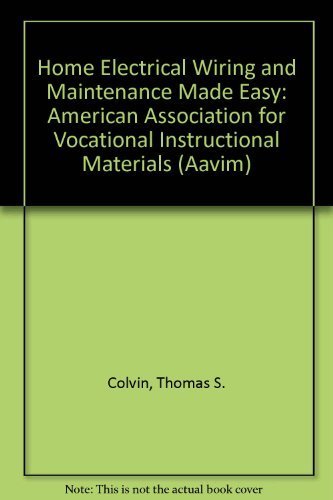 9780830626731: Home Electrical Wiring and Maintenance Made Easy [Hardcover] by