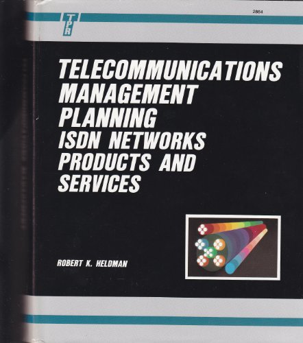 Stock image for Telecommunications Management Planning: Isdn Networks, Products, and Services for sale by Buchpark