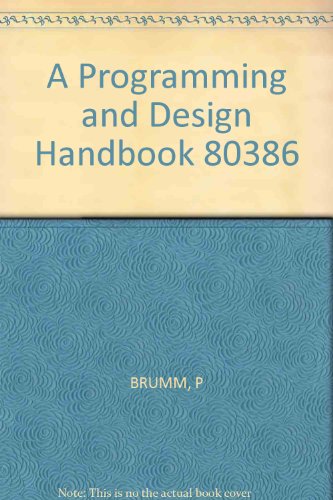 Stock image for Programming & Design Handbook for sale by Wonder Book