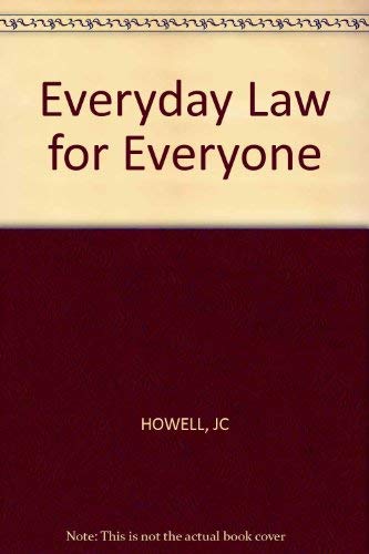 Beispielbild fr Everyday Law for Everyone zum Verkauf von Wonder Book