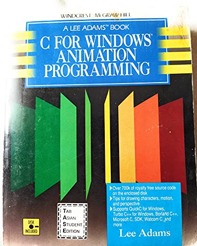 9780830638109: C. for Windows Animation Programming
