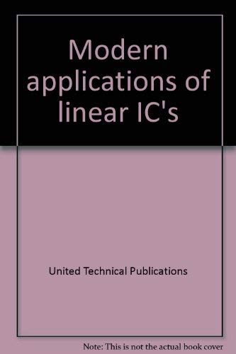 Imagen de archivo de Modern applications of linear IC's a la venta por Wonder Book