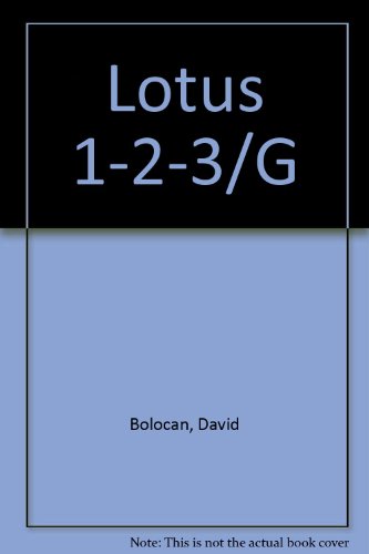 Beispielbild fr Lotus 1-2-3 - G zum Verkauf von Better World Books