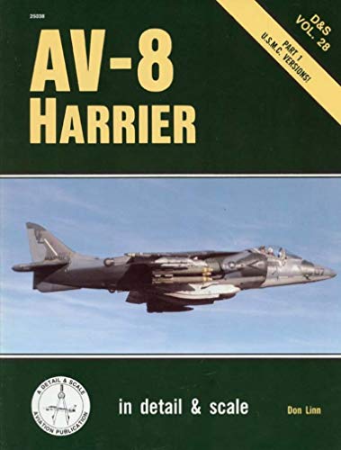 Stock image for AV-8 Harrier in Detail & Scale, Part 1: USMC Versions (D&S, Vol. 28) for sale by Wonder Book