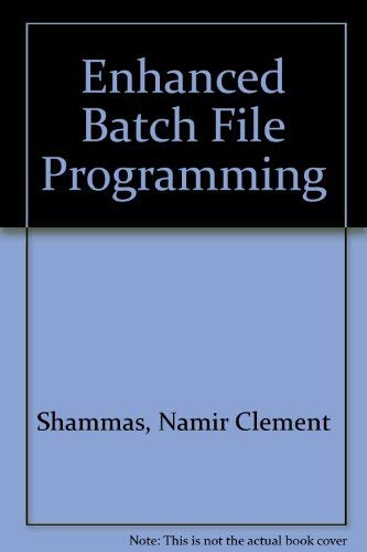 Stock image for Enhanced MS-DOS Batch File Programming for sale by ThriftBooks-Atlanta