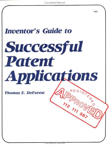 Beispielbild fr Inventor's Guide to Successful Patent Applications zum Verkauf von Wonder Book