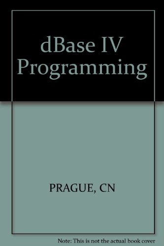 Stock image for dBASE IV Programming for sale by dsmbooks