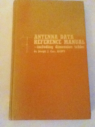 Beispielbild fr Antenna data reference manual, including dimension tables zum Verkauf von HPB-Red