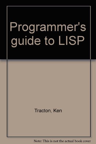 Stock image for Programmer's guide to LISP for sale by Recycle Bookstore