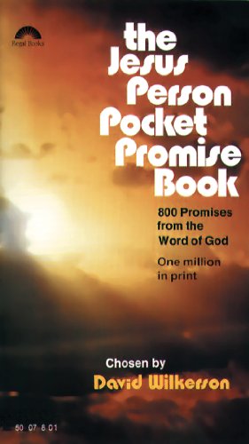 Beispielbild fr The Jesus Person Pocket Promise Book:800 Promises From the Word of God zum Verkauf von Wonder Book