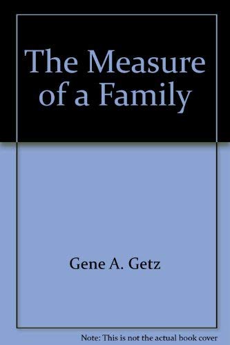 Beispielbild fr Measure of a Family zum Verkauf von Wonder Book