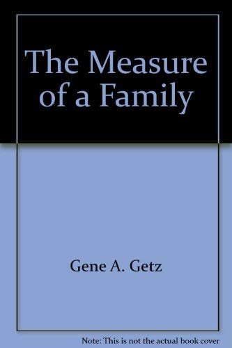 Beispielbild fr Measure of a Family zum Verkauf von SecondSale