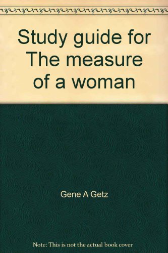 9780830705641: Study guide for The measure of a woman