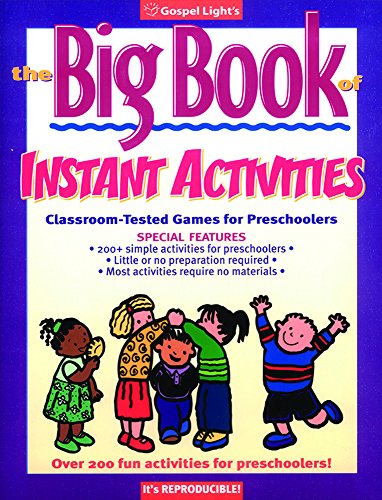 Imagen de archivo de The Big Book of Instant Activities a la venta por Bahamut Media